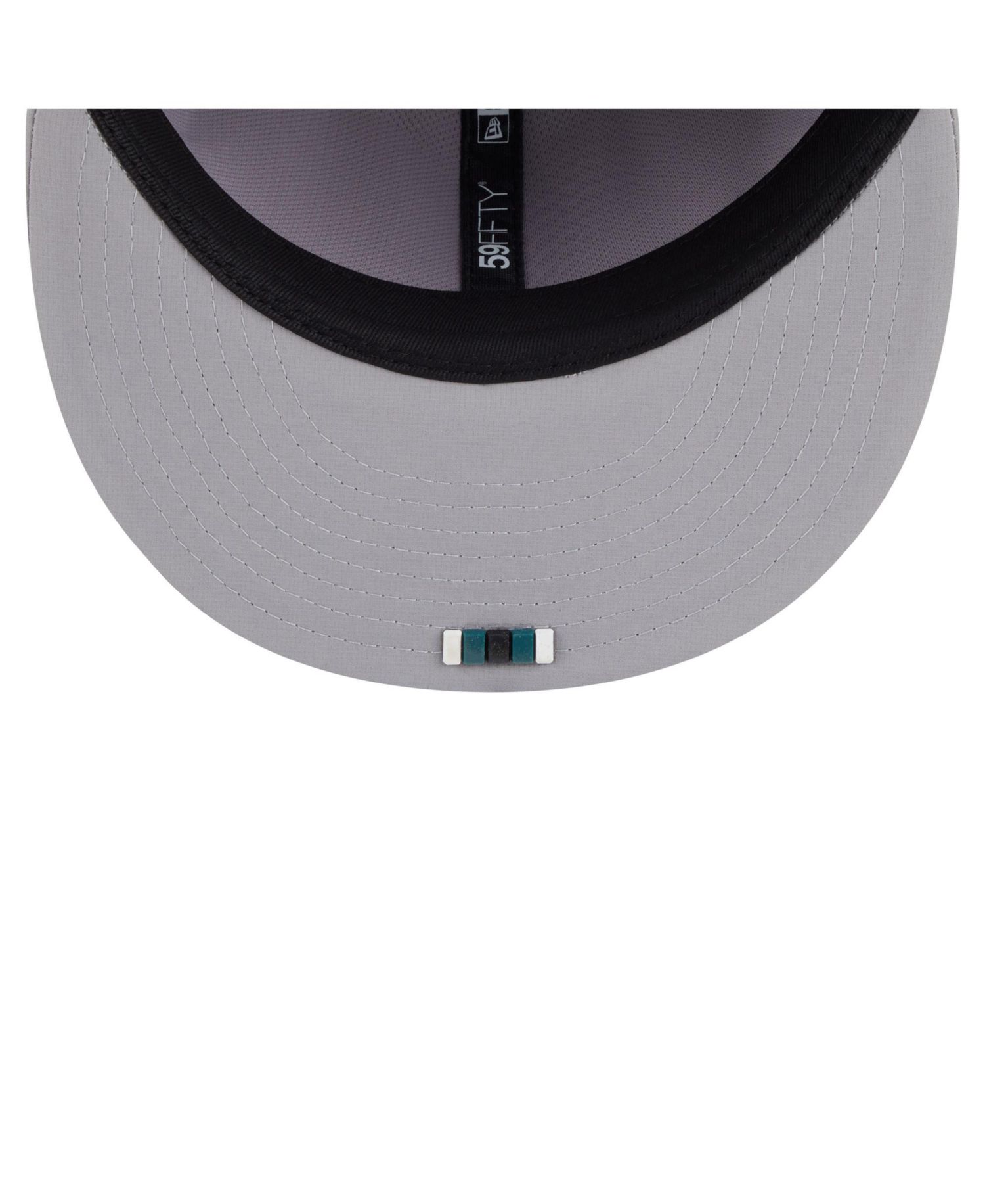 Men's Gray Philadelphia Eagles 2025 Sideline 59FIFTY Fitted Hat