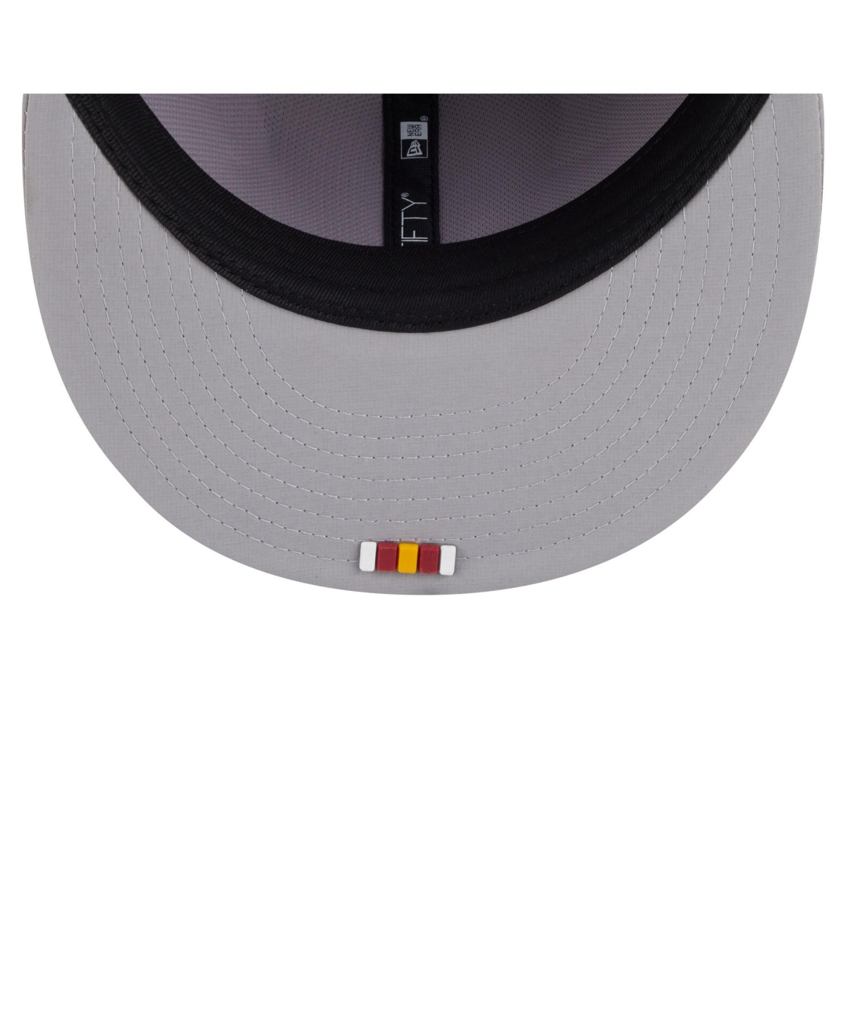 New Era Men's Gray Washington Commanders 2025 Sideline 59fifty Fitted Hat In Gray