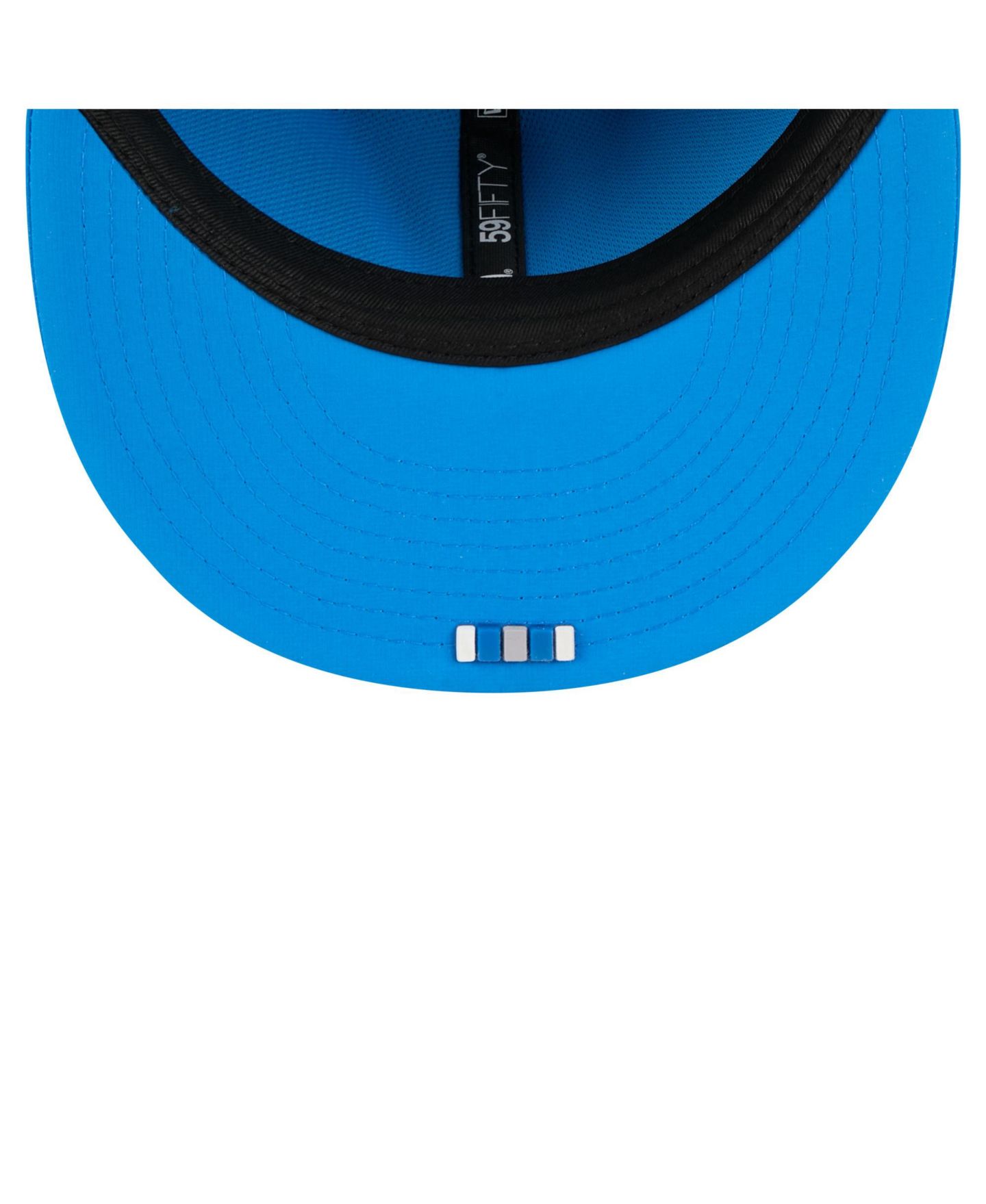 Мужская кепка New Era Blue Detroit Lions 2025 Sideline 59FIFTY Fitted Hat — фото 3