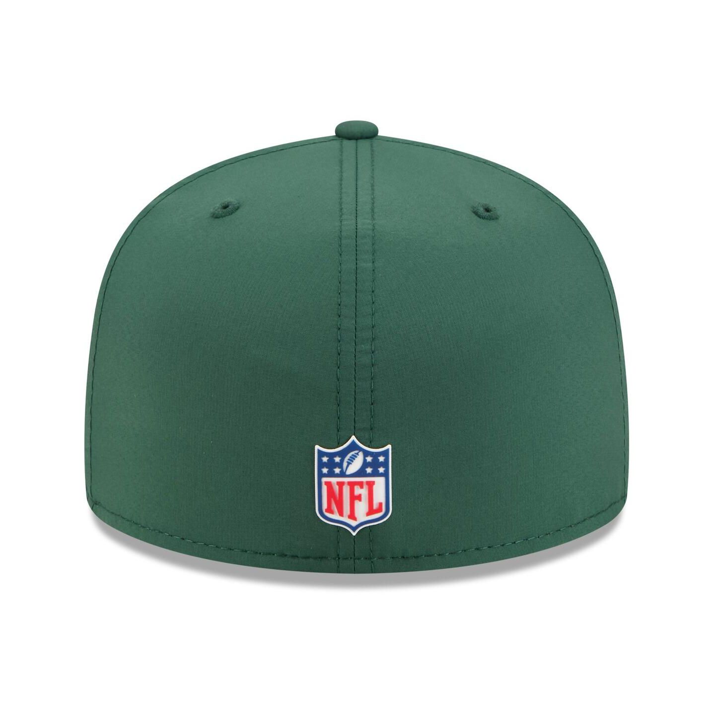 Мужская кепка New Era Green Green Bay Packers 2025 Sideline 59FIFTY Fitted Hat — фото 3