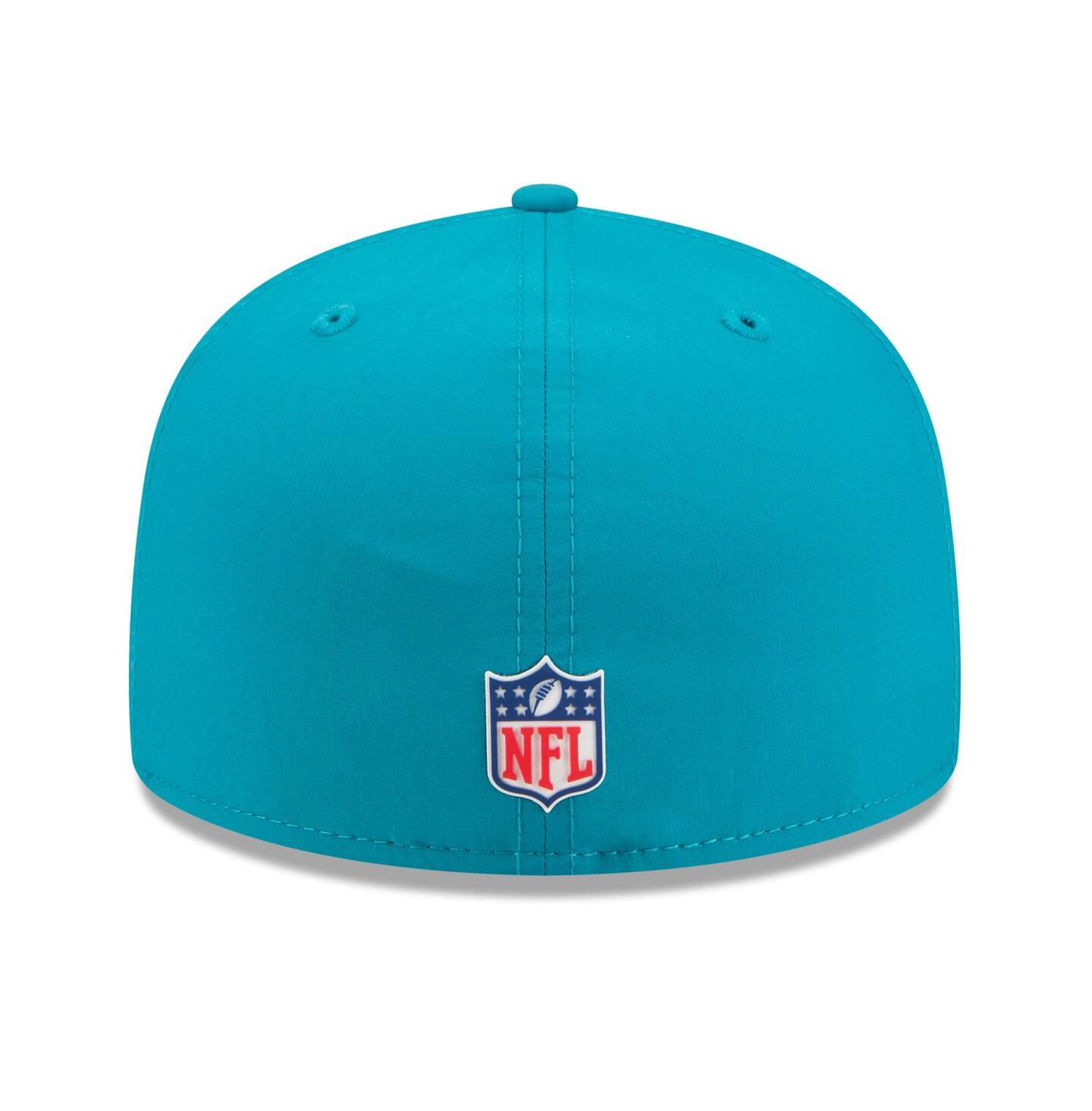 Мужская кепка New Era Teal Jacksonville Jaguars 2025 Sideline 59FIFTY Fitted Hat — фото 2