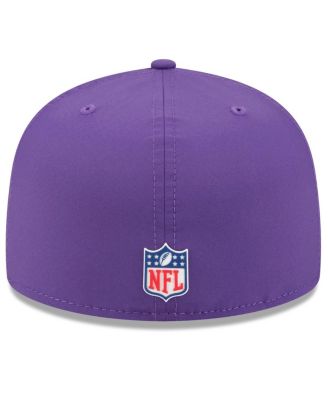 Men's Purple Minnesota Vikings 2025 Sideline 59FIFTY Fitted Hat