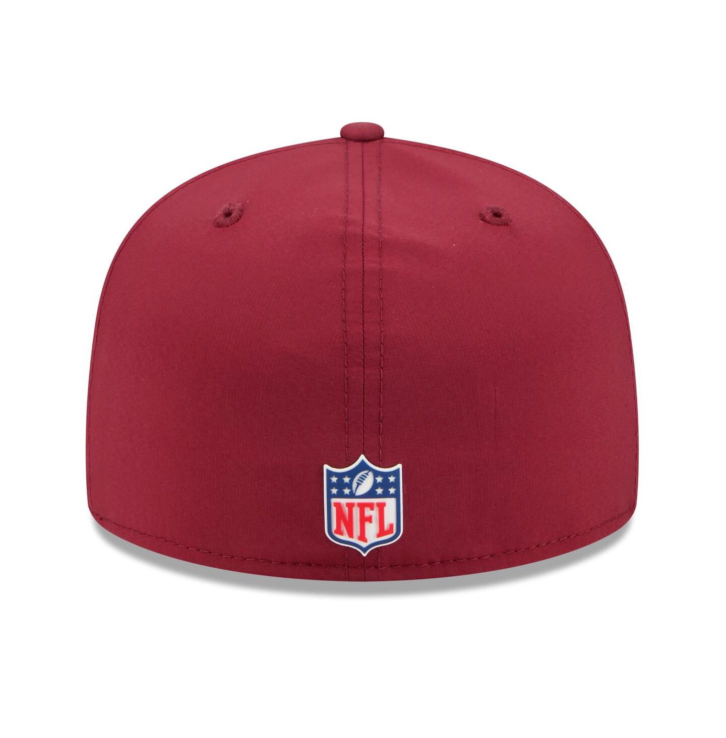 Мужская кепка New Era Burgundy Washington Commanders 2025 Sideline 59FIFTY Fitted Hat — фото 3