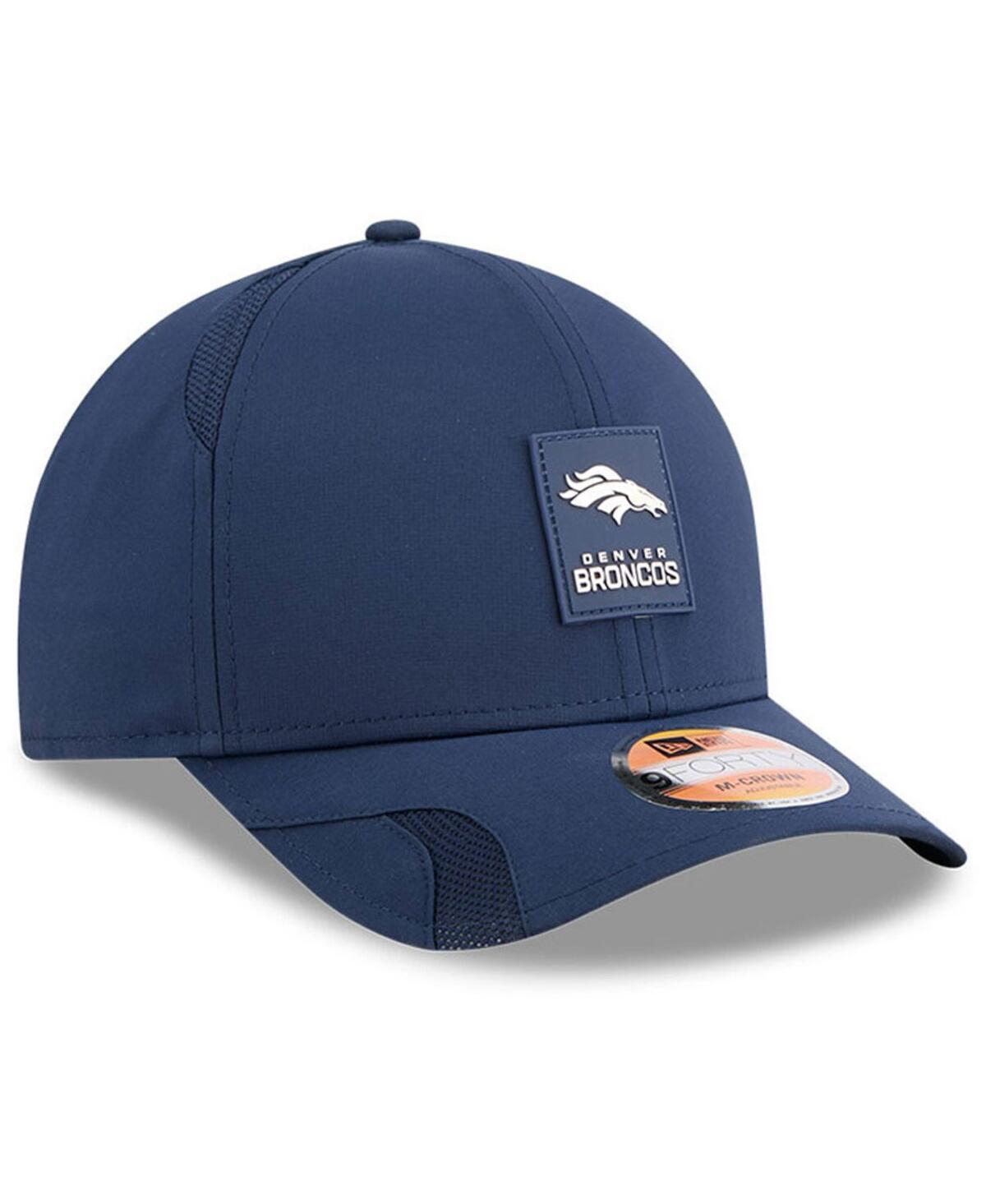New Era Big Boys And Girls Navy Denver Broncos 2025 Sideline 9forty Adjustable Hat In Blue