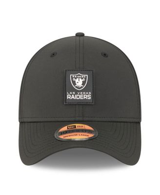 Men's Black Las Vegas Raiders 2025 Sideline 39THIRTY Flex Hat