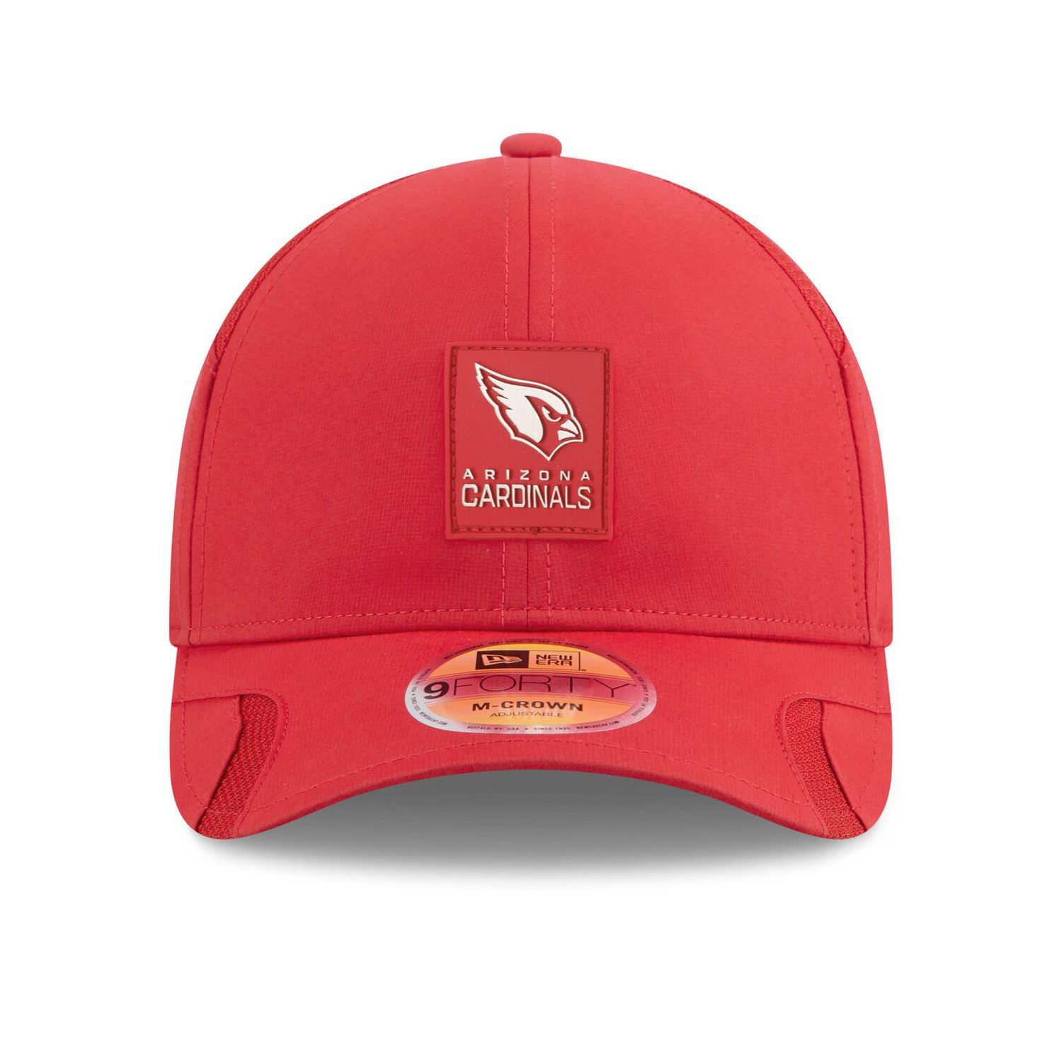 Men's Cardinal Arizona Cardinals 2025 Sideline M-Crown 9FORTY Adjustable Hat