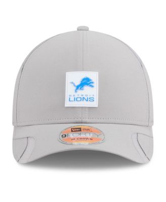 Men's Gray Detroit Lions 2025 Sideline M-Crown 9FORTY Adjustable Hat