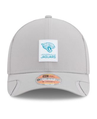 Men's Gray Jacksonville Jaguars 2025 Sideline M-Crown 9FORTY Adjustable Hat