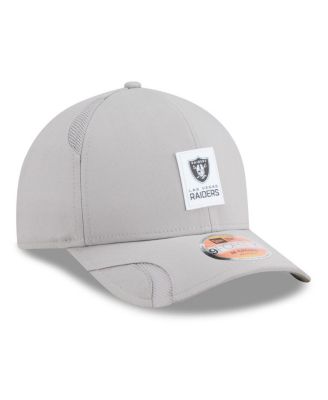Men's Gray Las Vegas Raiders 2025 Sideline M-Crown 9FORTY Adjustable Hat