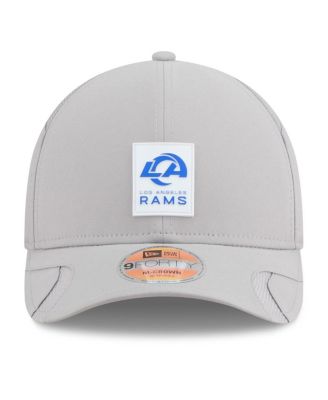 Men's Gray Los Angeles Rams 2025 Sideline M-Crown 9FORTY Adjustable Hat