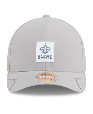 Men's Gray New Orleans Saints 2025 Sideline M-Crown 9FORTY Adjustable Hat