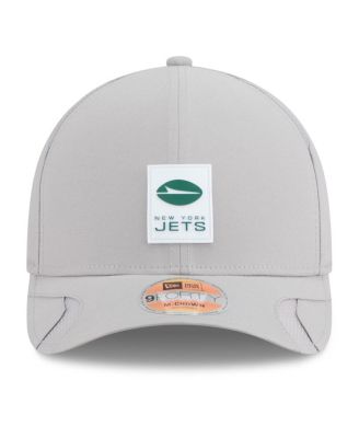 Men's Gray New York Jets 2025 Sideline M-Crown 9FORTY Adjustable Hat