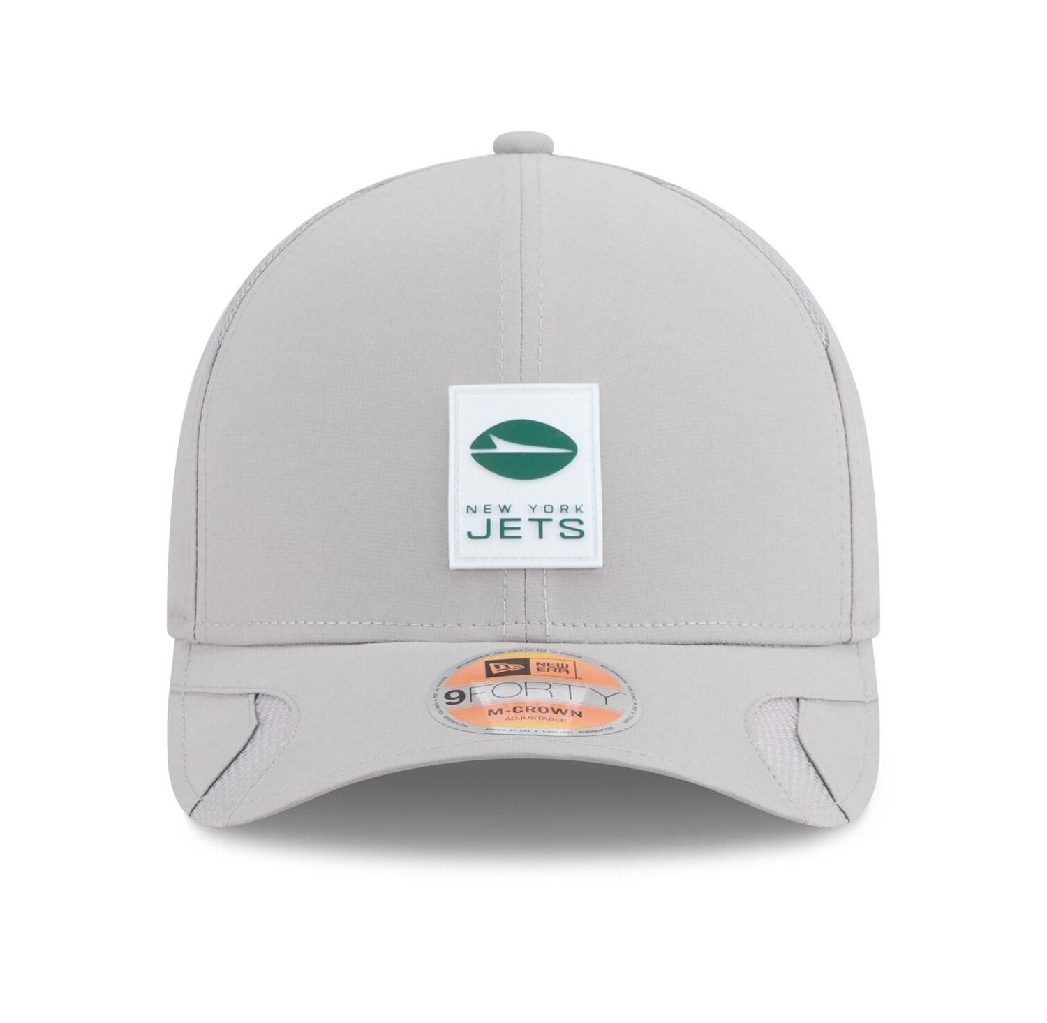 Men's Gray New York Jets 2025 Sideline M-Crown 9FORTY Adjustable Hat