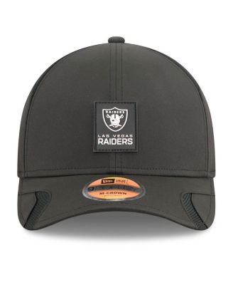 Men's Black Las Vegas Raiders 2025 Sideline M-Crown 9FORTY Adjustable Hat