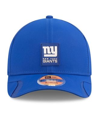 Men's Royal New York Giants 2025 Sideline M-Crown 9FORTY Adjustable Hat