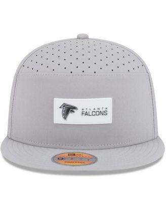 Men's Gray Atlanta Falcons 2025 Sideline Split Panel 9FIFTY Snapback Hat