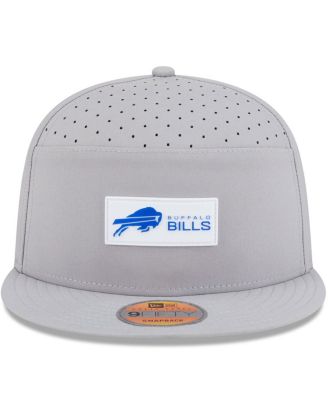 Men's Gray Buffalo Bills 2025 Sideline Split Panel 9FIFTY Snapback Hat