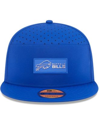 Men's Royal Buffalo Bills 2025 Sideline Split Panel 9FIFTY Snapback Hat