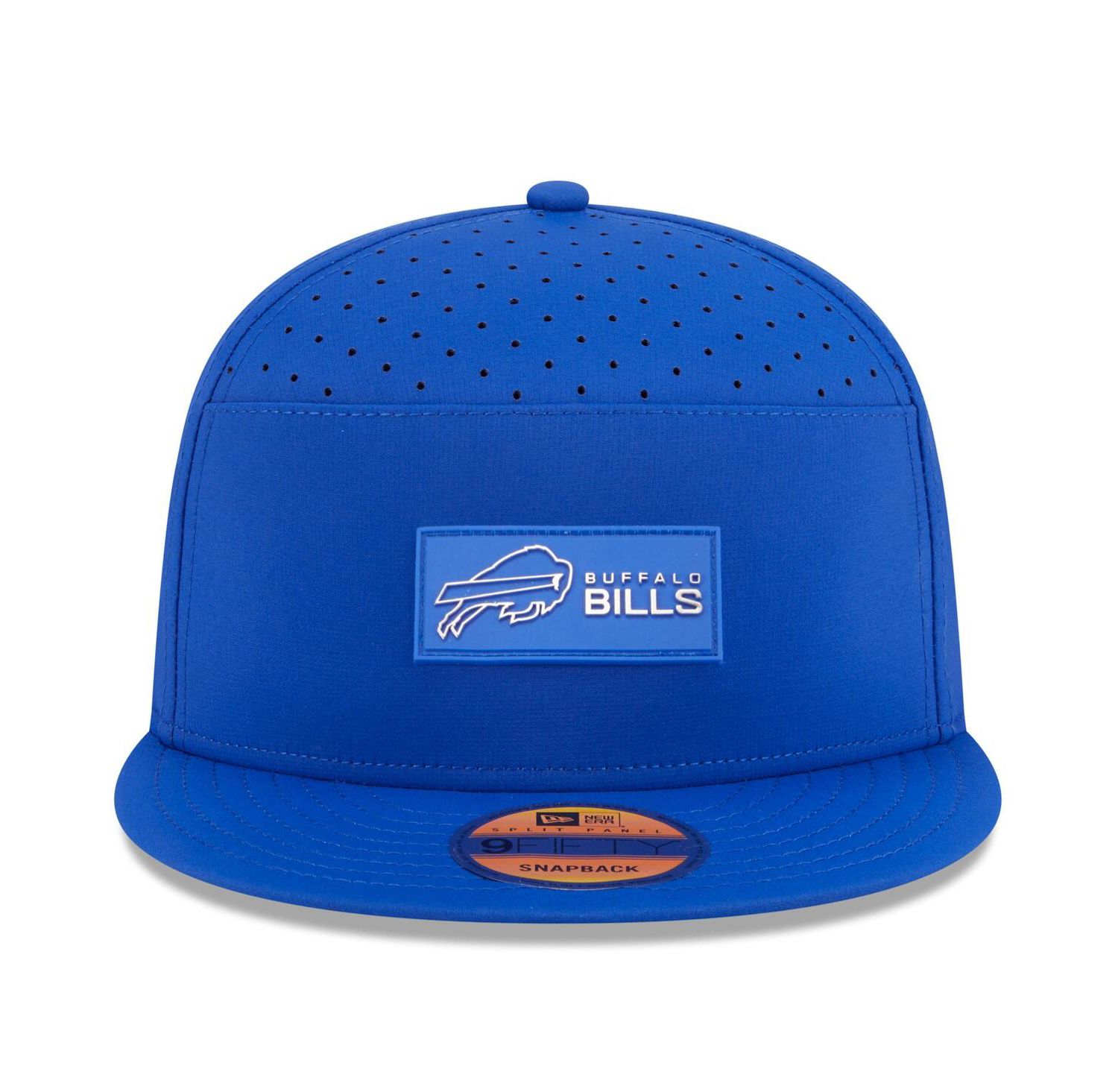 Men's Royal Buffalo Bills 2025 Sideline Split Panel 9FIFTY Snapback Hat