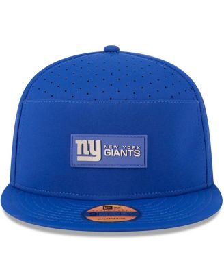 Men's Royal New York Giants 2025 Sideline Split Panel 9FIFTY Snapback Hat