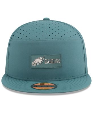 Men's Midnight Green Philadelphia Eagles 2025 Sideline Split Panel 9FIFTY Snapback Hat