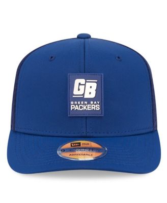 Men's Navy Green Bay Packers 2025 Sideline 9SEVENTY Trucker Adjustable Hat