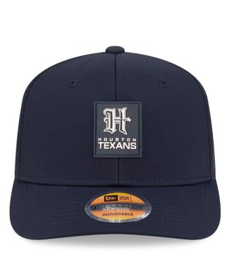 Men's Navy Houston Texans 2025 Sideline H-Town 9SEVENTY Trucker Adjustable Hat
