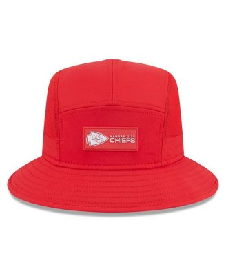 Men's Red Kansas City Chiefs 2025 Sideline Bucket Hat