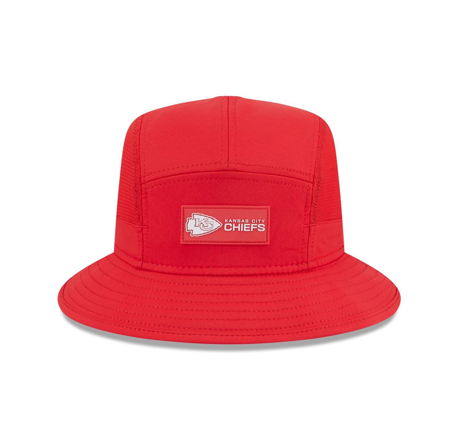 Men's Red Kansas City Chiefs 2025 Sideline Bucket Hat