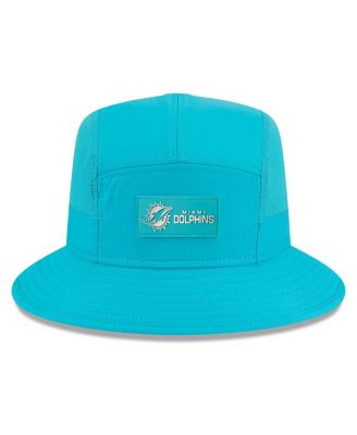Men's Aqua Miami Dolphins 2025 Sideline Bucket Hat