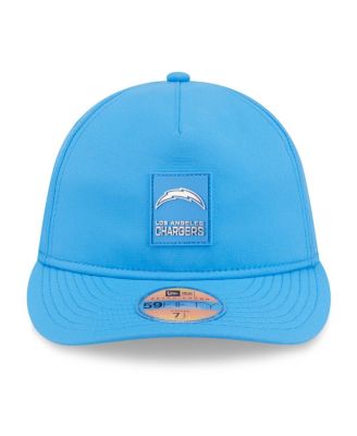 Men's Powder Blue Los Angeles Chargers 2025 Sideline Retro Crown 59FIFTY Fitted Hat