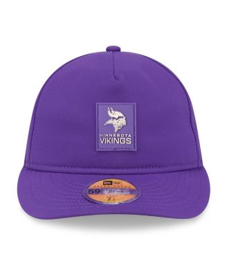 Men's Purple Minnesota Vikings 2025 Sideline Retro Crown 59FIFTY Fitted Hat
