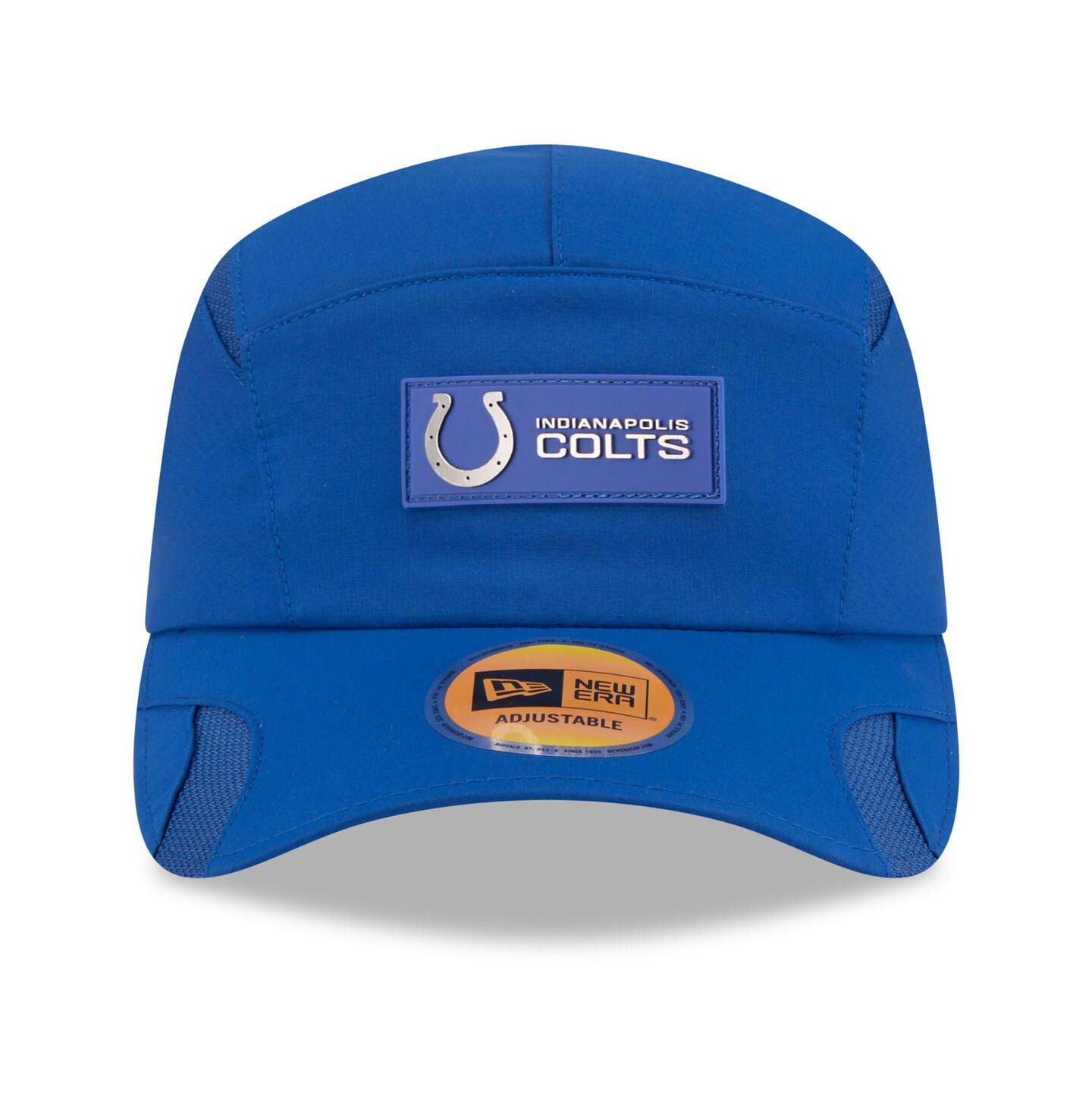 Мужская кепка New Era Royal Indianapolis Colts 2025 Sideline Runner Adjustable Hat — фото 5