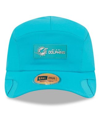 Men's Aqua Miami Dolphins 2025 Sideline Runner Adjustable Hat