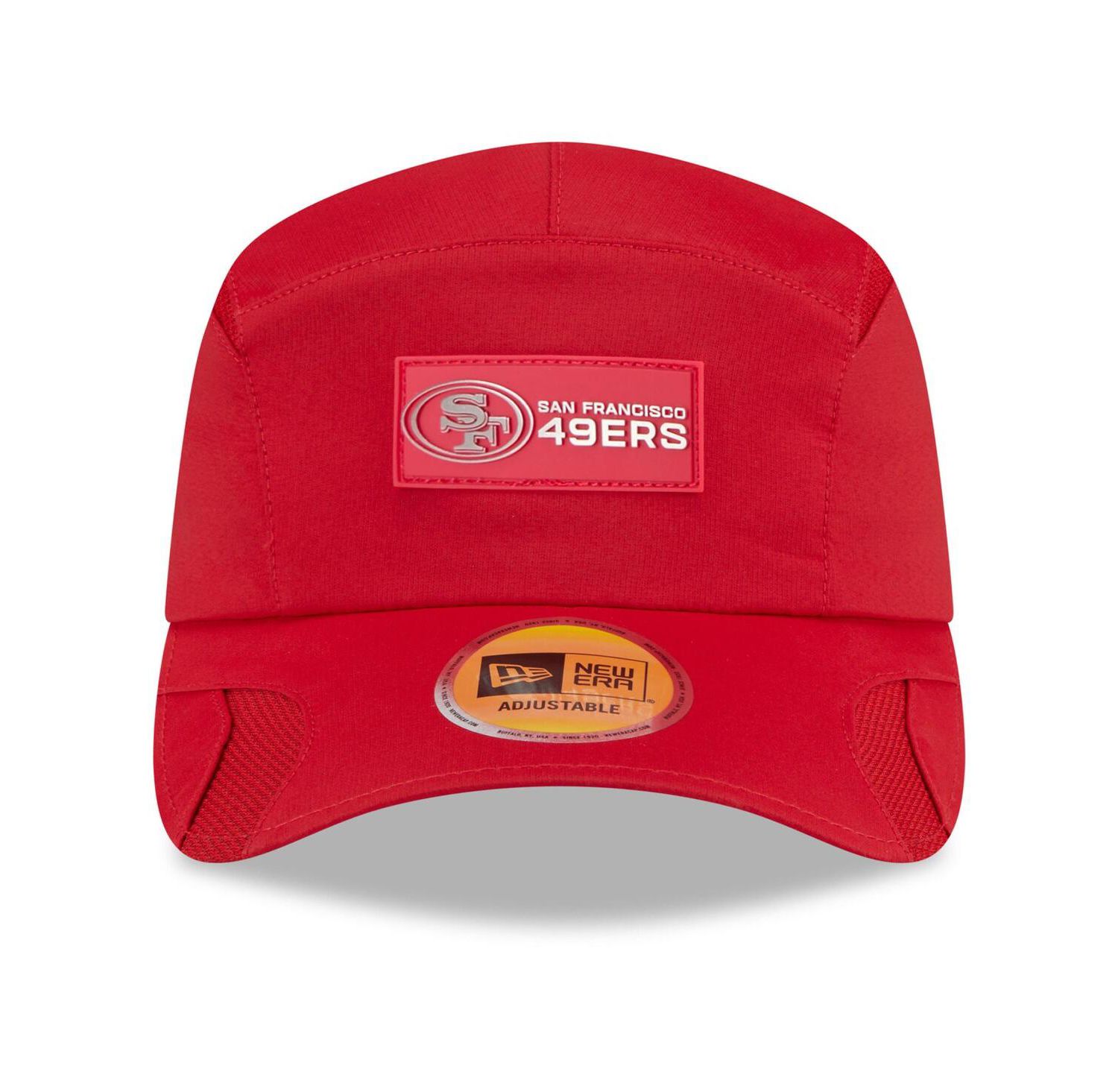 Men's Scarlet San Francisco 49ers 2025 Sideline Runner Adjustable Hat