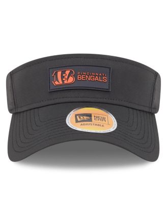 Men's Black Cincinnati Bengals 2025 Sideline Visor Hat