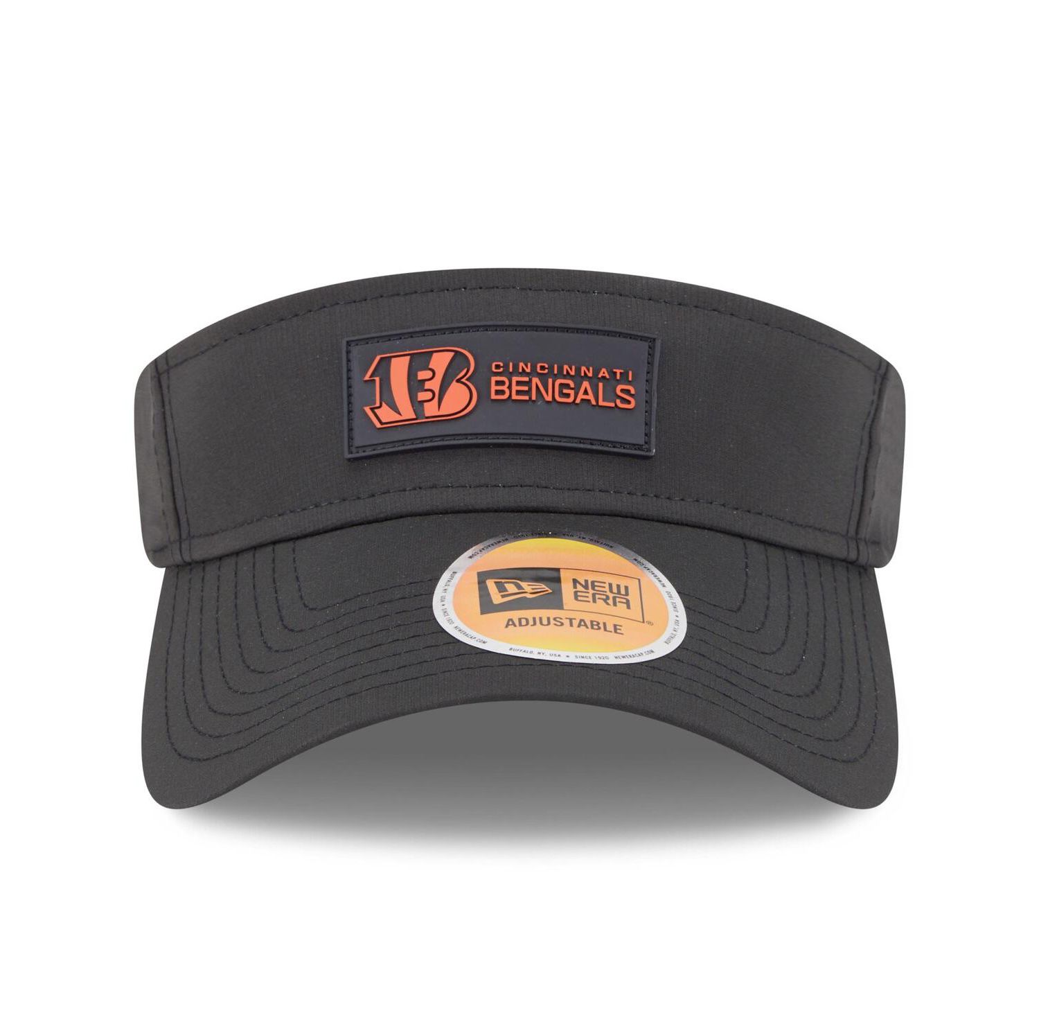 Men's Black Cincinnati Bengals 2025 Sideline Visor Hat