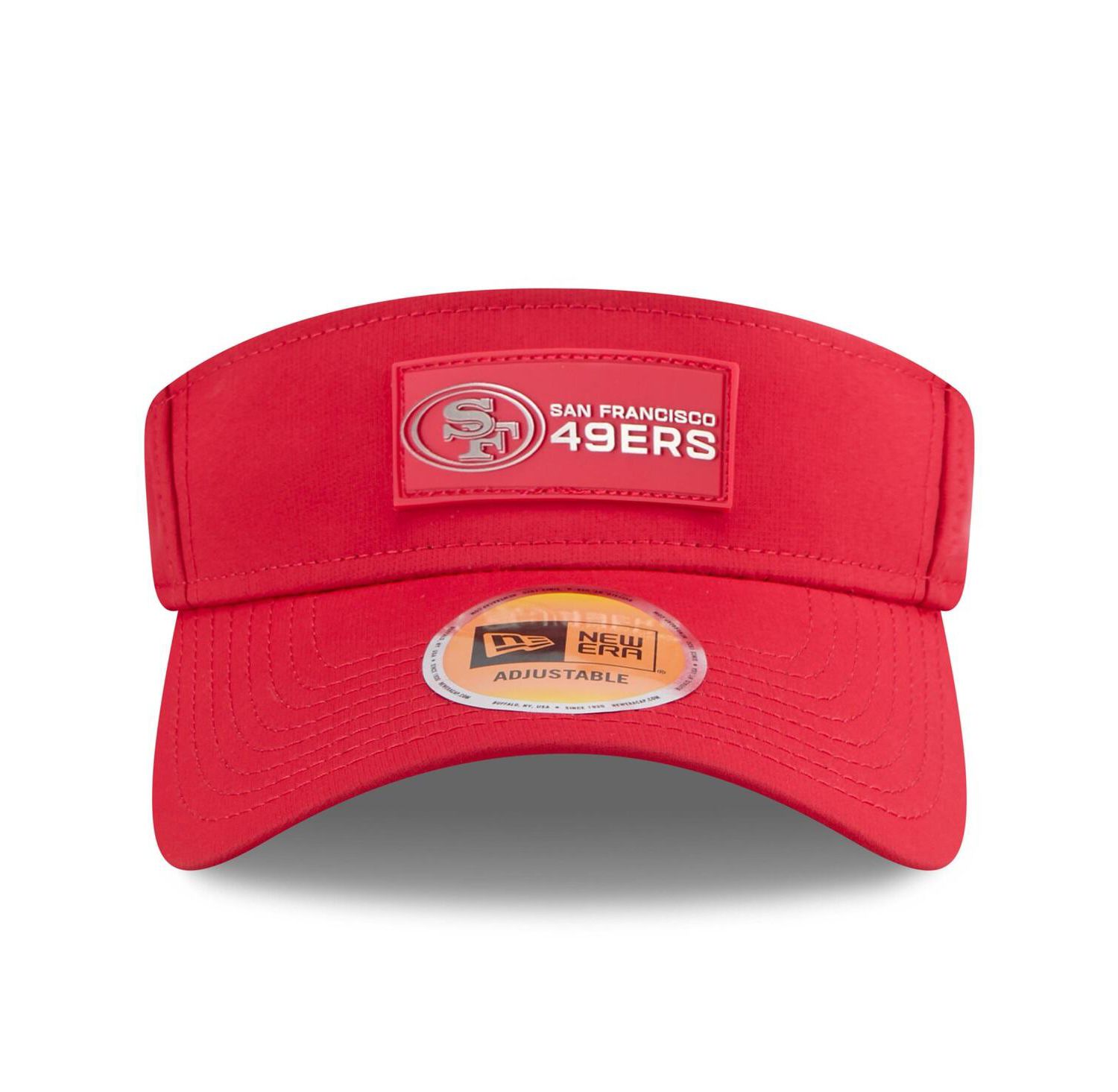 Men's Scarlet San Francisco 49ers 2025 Sideline Visor Hat