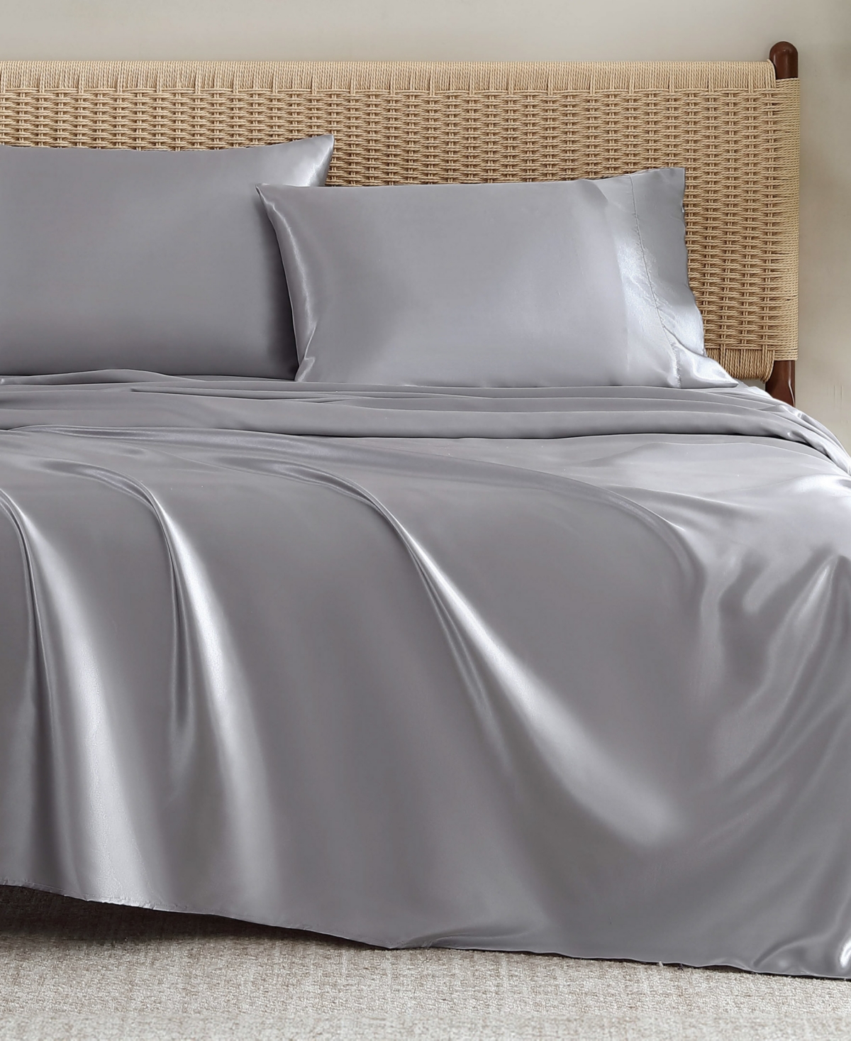 Jessica Simpson Silky Satin 3-pc. Sheet Set, Twin