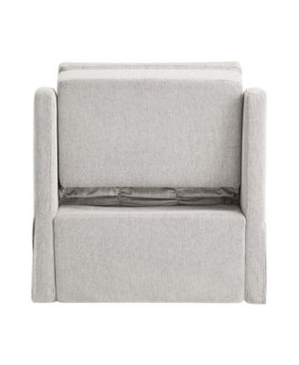 35" Polyester Harley Convertible Single Sleeper Chair