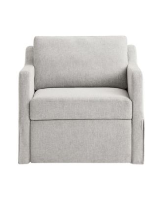 35" Polyester Harley Convertible Single Sleeper Chair