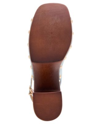 Women's Xanadu Wooden Platform Slingback Pumps