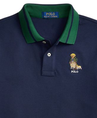 Big Boys Polo Bear Mesh Polo Shirt