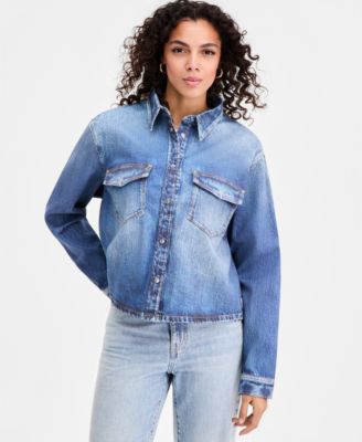 GUESS - Women's Astrid Shirt Jacket