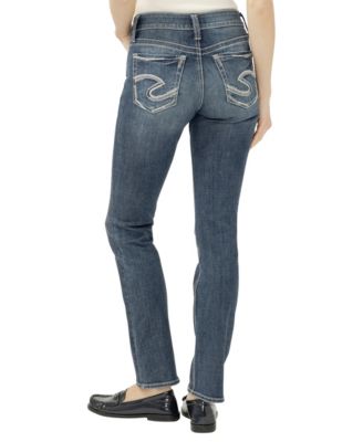 Women's Suki Mid Rise Curvy Fit Straight Leg Jeans