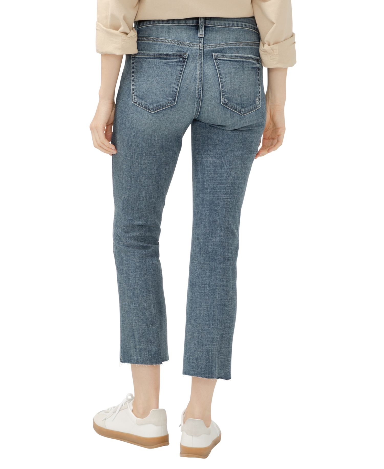 Women's Elyse Mid Rise Comfort Fit Kick Flare Jeans