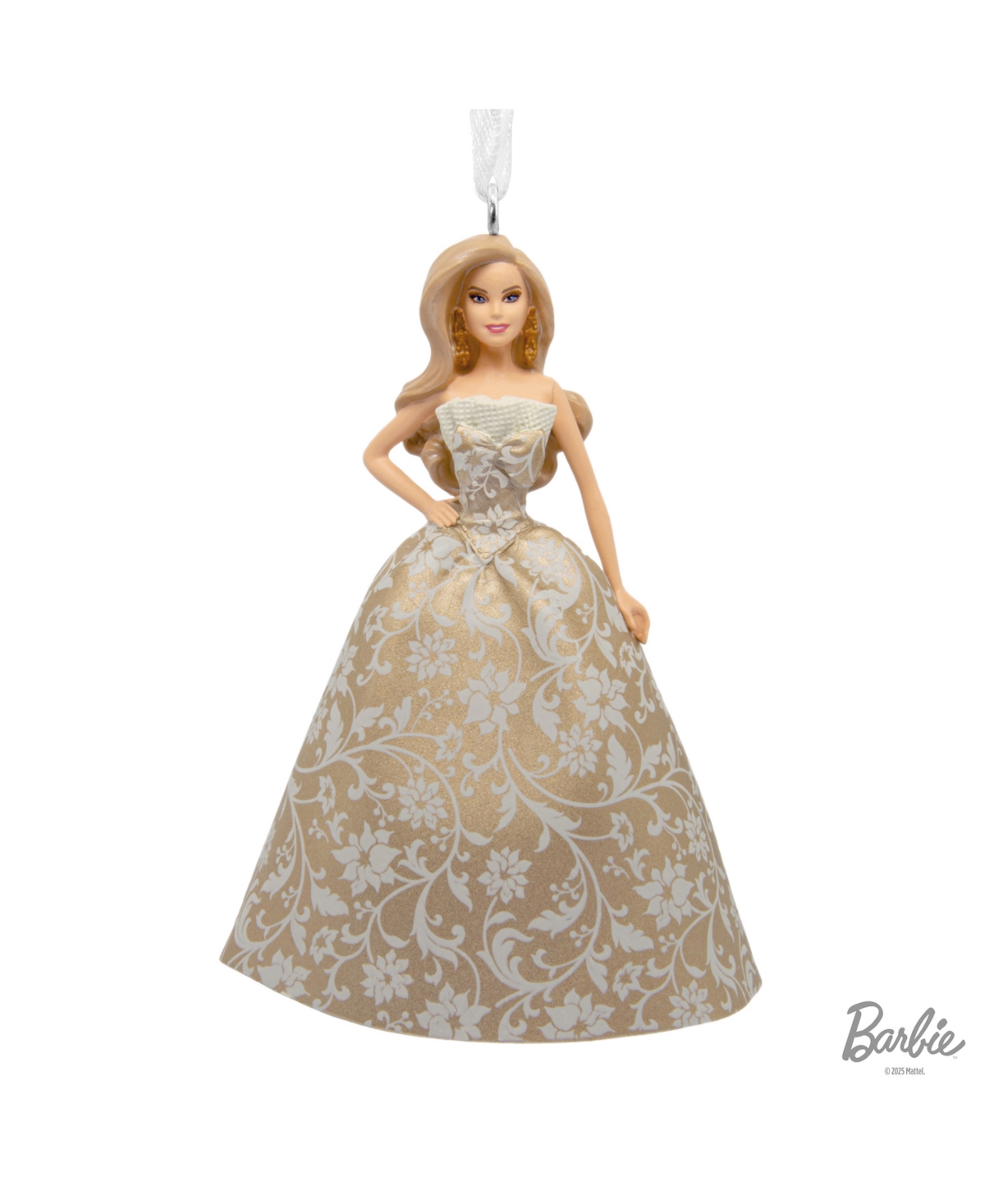 Hallmark Holiday Barbie 2025 Christmas Tree Ornament In Multi