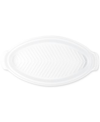 Stoneware Heritage 1.7-Quart Fish Baker with Cover