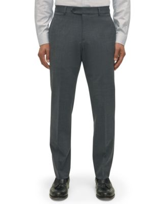 Men's Classic-Fit Stretch Wool Blend Suit Separates Pant 