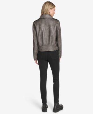 Women's Addis Aviator Leather Jacket